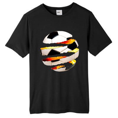 Soccer Ball Tear Tall Fusion ChromaSoft Performance T-Shirt