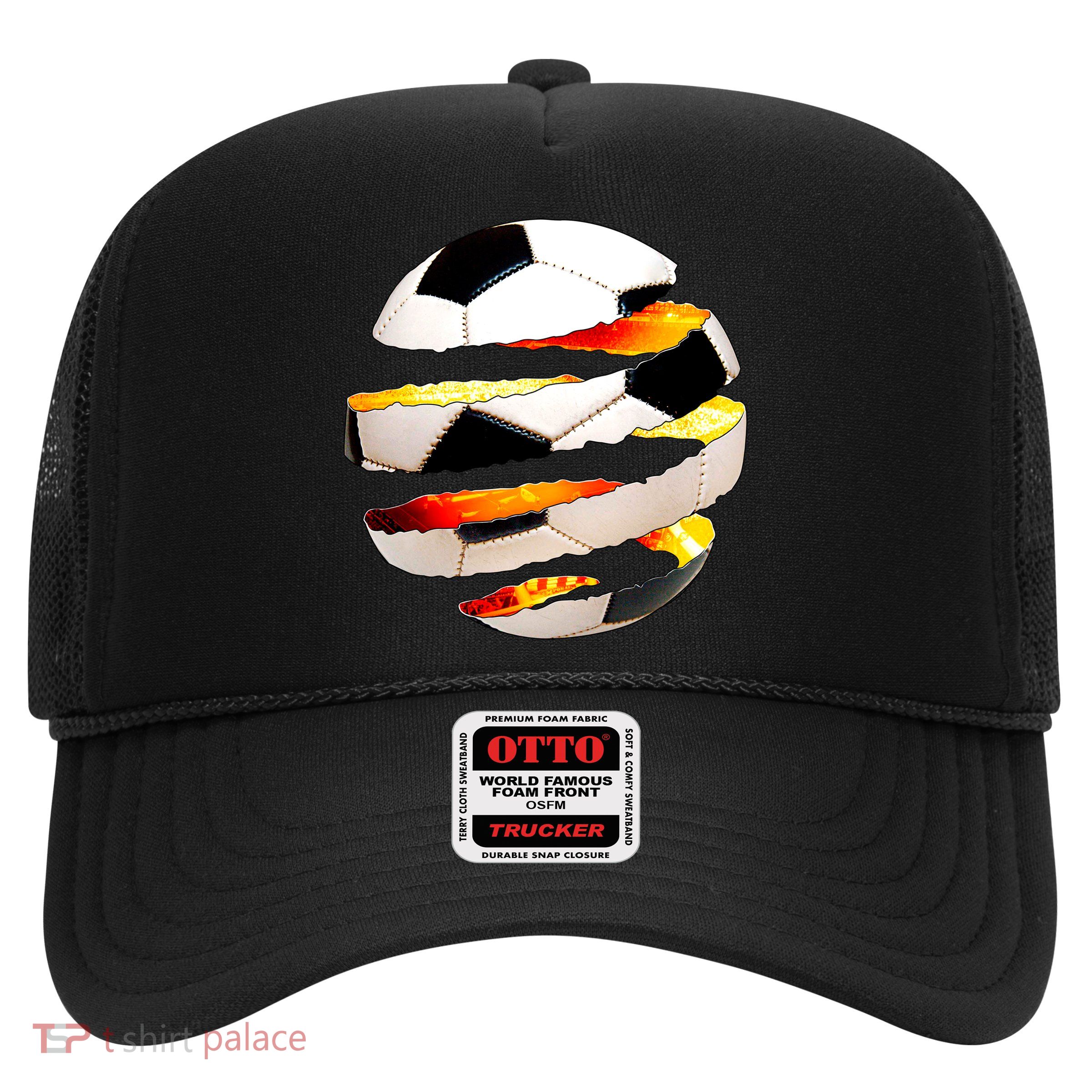 Soccer Ball Tear Trucker Hat