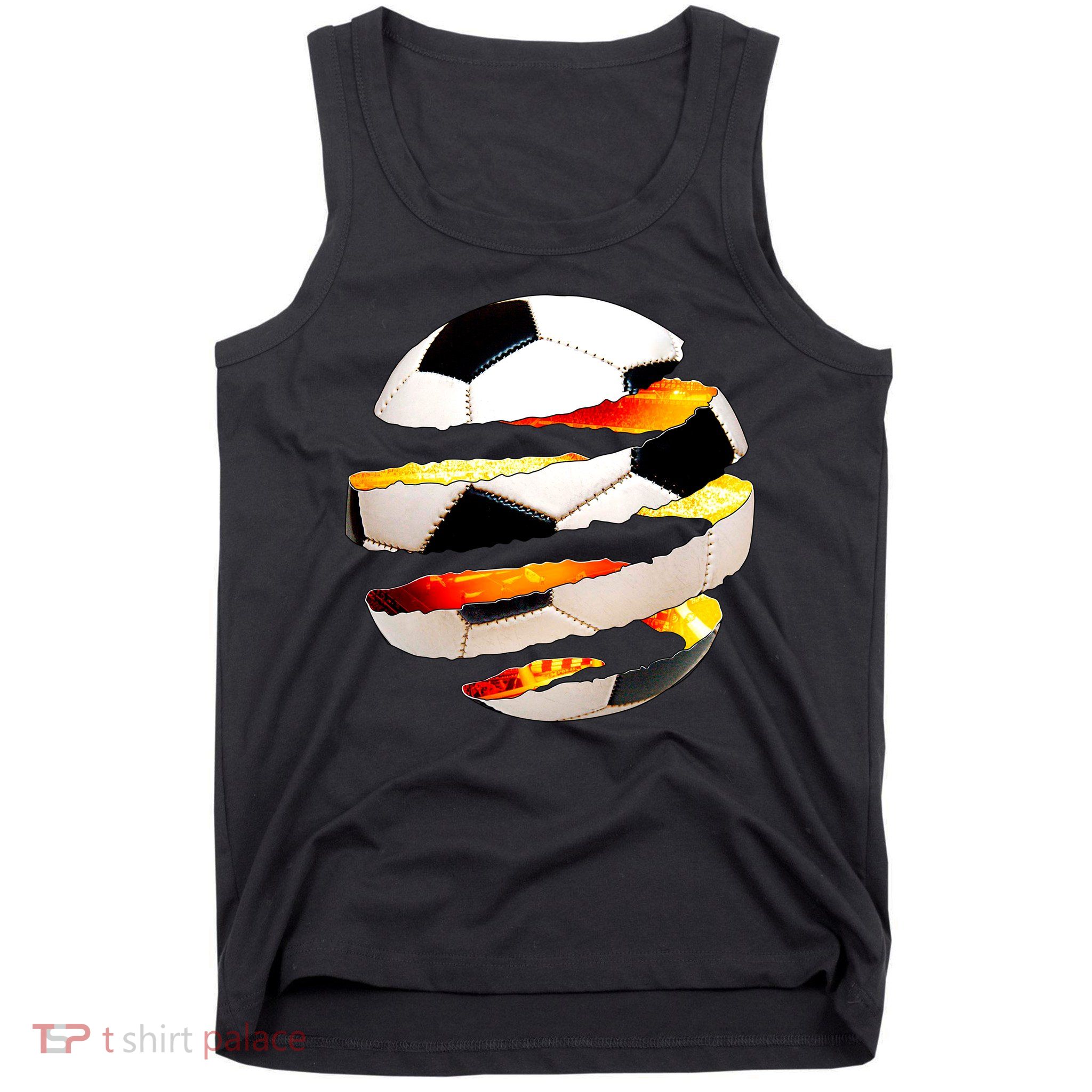 Soccer Ball Tear Tank Top