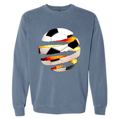 Soccer Ball Tear Garment-Dyed Sweatshirt