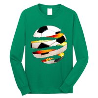 Soccer Ball Tear Long Sleeve Shirt