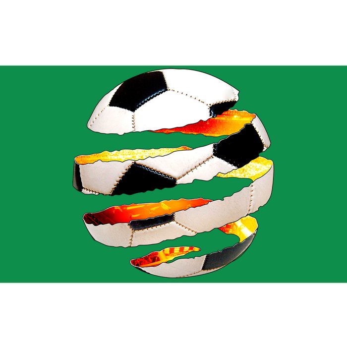 Soccer Ball Tear Bumper Sticker