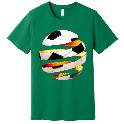 Soccer Ball Tear Premium T-Shirt