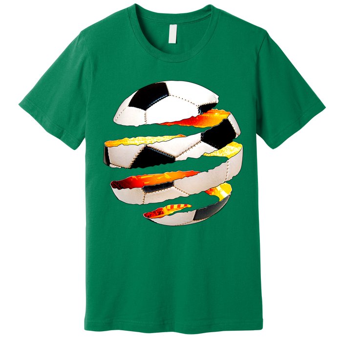 Soccer Ball Tear Premium T-Shirt