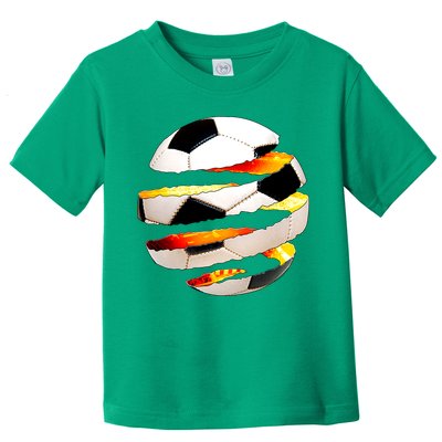 Soccer Ball Tear Toddler T-Shirt