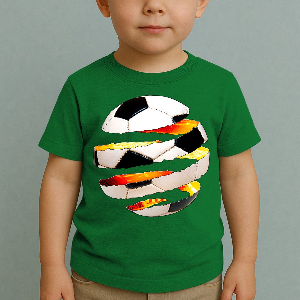 Soccer Ball Tear Toddler T-Shirt