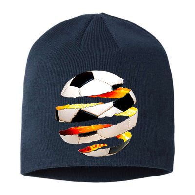 Soccer Ball Tear Sustainable Beanie