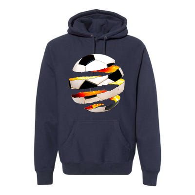 Soccer Ball Tear Premium Hoodie