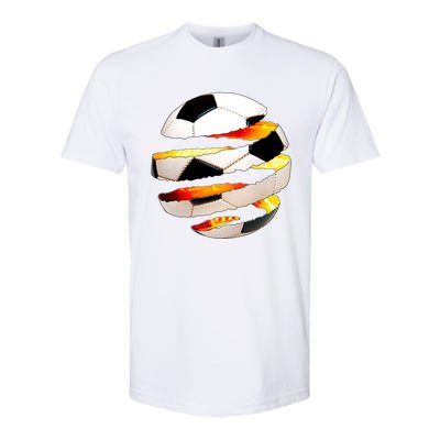 Soccer Ball Tear Softstyle CVC T-Shirt