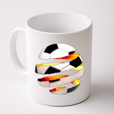 Soccer Ball Tear Coffee Mug