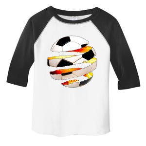 Soccer Ball Tear Toddler Fine Jersey T-Shirt