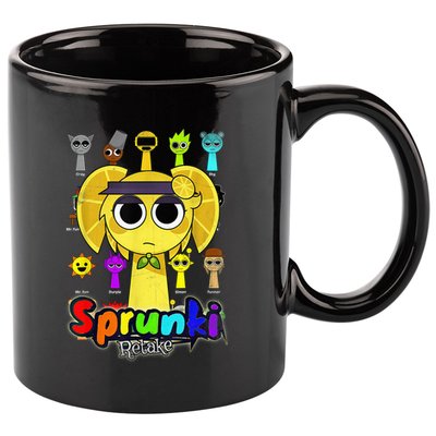 S.P.R.U.N.K.I Beats Team Retake Cartoon 11oz C Handle Ceramic Mug