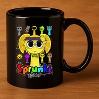 S.P.R.U.N.K.I Beats Team Retake Cartoon 11oz C Handle Ceramic Mug