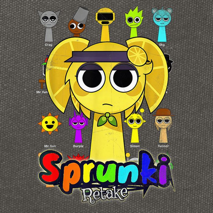 S.P.R.U.N.K.I Beats Team Retake Cartoon Cotton Canvas Backpack