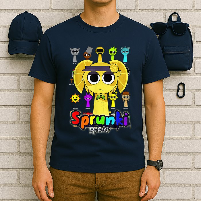 S.P.R.U.N.K.I Beats Team Retake Cartoon T-Shirt