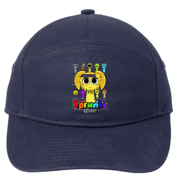 S.P.R.U.N.K.I Beats Team Retake Cartoon 7-Panel Snapback Hat