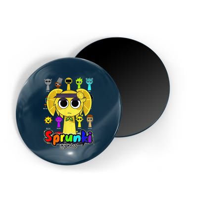 S.P.R.U.N.K.I Beats Team Retake Cartoon Magnet