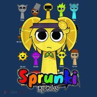 S.P.R.U.N.K.I Beats Team Retake Cartoon Magnet