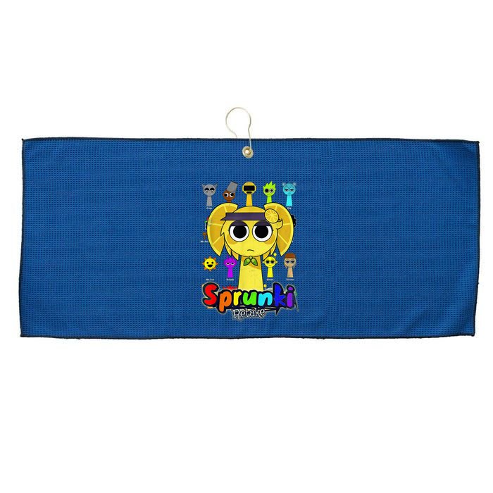 S.P.R.U.N.K.I Beats Team Retake Cartoon Large Microfiber Waffle Golf Towel