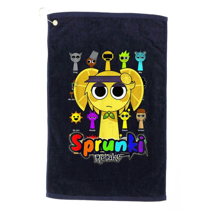S.P.R.U.N.K.I Beats Team Retake Cartoon Golf Towel