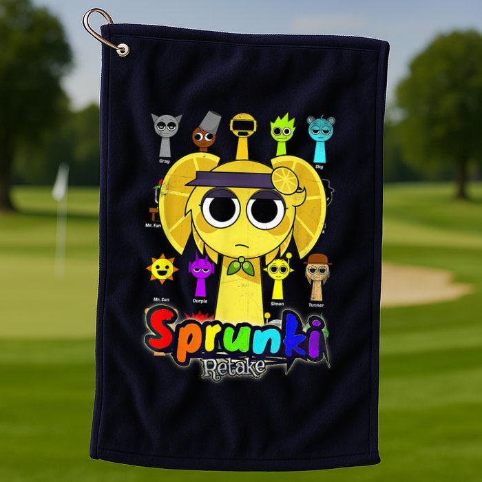 S.P.R.U.N.K.I Beats Team Retake Cartoon Golf Towel
