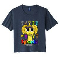S.P.R.U.N.K.I Beats Team Retake Cartoon Crop Top