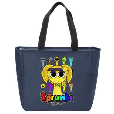S.P.R.U.N.K.I Beats Team Retake Cartoon Zip Tote Bag
