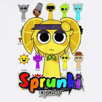 S.P.R.U.N.K.I Beats Team Retake Cartoon Garment-Dyed Sweatshirt