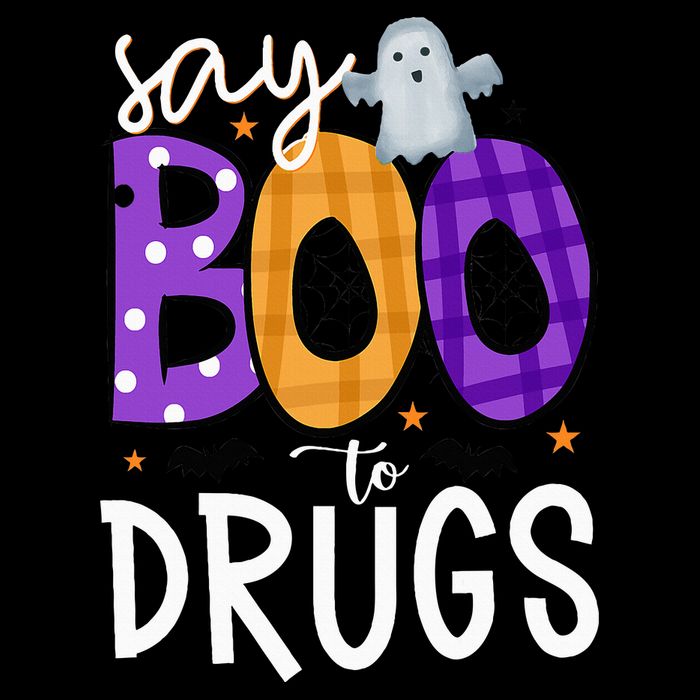 Say Boo To Drugs Funny Halloween Red Ribbon Week Awareness Backpack