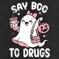 Say Boo To Drugs Funny Halloween Red Ribbon Week Awareness Hat