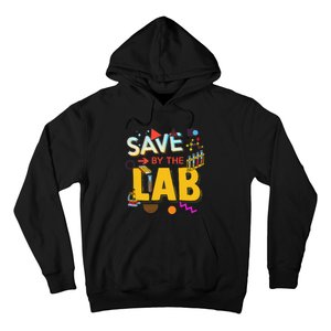 Saved By The Lab Retro Medical Laboratory Tech Hoodie