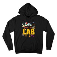 Saved By The Lab Retro Medical Laboratory Tech Hoodie