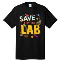 Saved By The Lab Retro Medical Laboratory Tech Tall T-Shirt