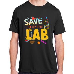 Saved By The Lab Retro Medical Laboratory Tech Adult ChromaSoft Performance T-Shirt