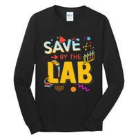 Saved By The Lab Retro Medical Laboratory Tech Tall Long Sleeve T-Shirt