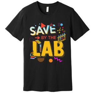 Saved By The Lab Retro Medical Laboratory Tech Premium T-Shirt