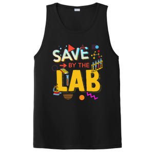 Saved By The Lab Retro Medical Laboratory Tech PosiCharge Competitor Tank