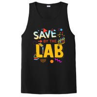 Saved By The Lab Retro Medical Laboratory Tech PosiCharge Competitor Tank