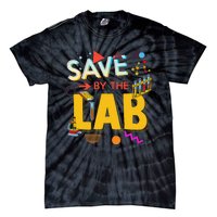 Saved By The Lab Retro Medical Laboratory Tech Tie-Dye T-Shirt