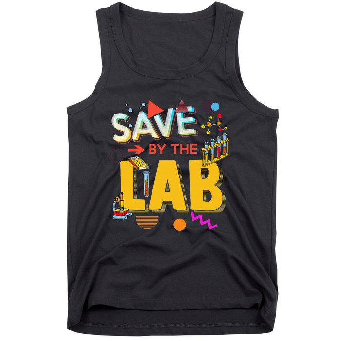 Saved By The Lab Retro Medical Laboratory Tech Tank Top