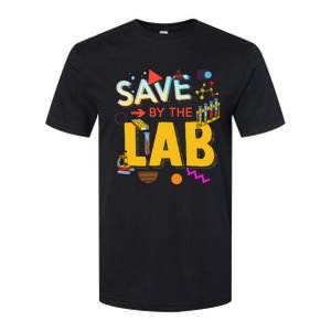 Saved By The Lab Retro Medical Laboratory Tech Softstyle CVC T-Shirt