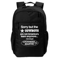Sorry But The Cowboys Are Not AmericaS Team Anymore Now We Got Lockheed Martin Backpack