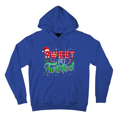 Sweet But Twisted Funny Candy Cane Christmas Gift Hoodie