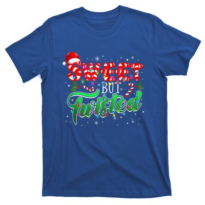 Sweet But Twisted Funny Candy Cane Christmas Gift T-Shirt