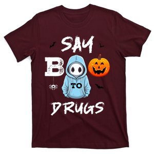 Say Boo To Drugs Funny Halloween Red Ribbon Week Awareness T-Shirt