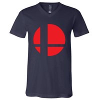 Smash Bros Tribute Unisex Vinyl V-Neck T-Shirt