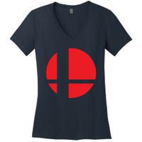 Smash Bros Tribute Unisex Vinyl Women's V-Neck T-Shirt