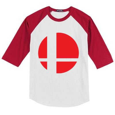 Smash Bros Tribute Unisex Vinyl Kids Colorblock Raglan Jersey