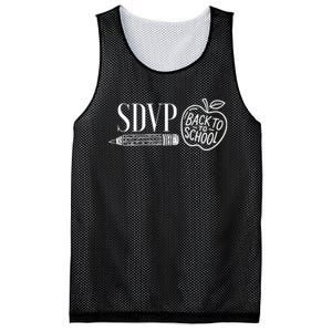 Sdvp Back To School Mesh Reversible Basketball Jersey Tank