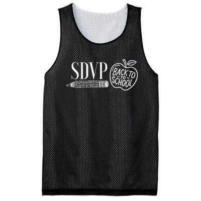 Sdvp Back To School Mesh Reversible Basketball Jersey Tank